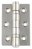Butt Hinge 2BB Sqr 76x51mm Steel PC