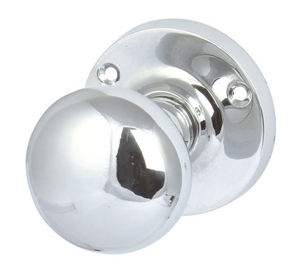 Mortice Mush Knob Set D50/61mm ZA PC