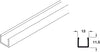 Japanese Door Profile for Wood 2m Slv