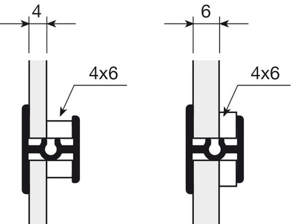 Rubber Glass Gasket 4x6 mm 250 M Roll