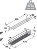 VS SUB Side 150mm Bskt/Towel Sph Chr