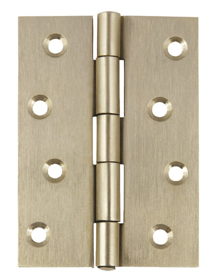 Butt hinge steel 100mm BZP - M/pack 10