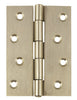 Butt hinge steel 100mm BZP - M/pack 10