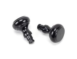 Black Regency Curtain Finial (pair)