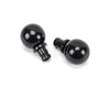 Black Ball Curtain Finial (pair)