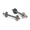 Satin SS (316) 1.8m T Bar Handle B2B Fix 32mm Ø