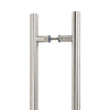 Satin SS (316) 1.8m T Bar Handle B2B Fix 32mm Ø