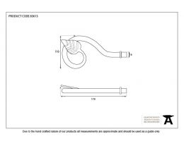 Beeswax Leaf Curtain Finial (pair)