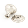 Polished Nickel Mushroom Cabinet Knob 32mm