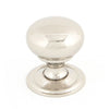 Polished Nickel Mushroom Cabinet Knob 32mm