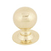 Polished Brass Ball Cabinet Knob 31mm