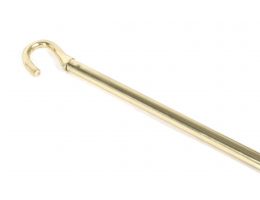 Lacquered Brass Window Winder with Handle