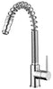 Single Lever Sprung Swan Neck Pull Out Spray