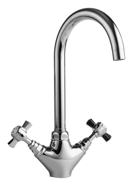 Traditional Twin Hart Shaped Sink Mixer