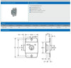 7 LEVER DEAD BOLT RIM LOCK 2303