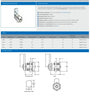 RADIAL PIN TUMBLER LOCK 2422 KEYED ALIKE