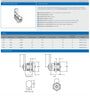 RADIAL PIN TUMBLER LOCK 2403 - 18MM