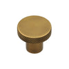 Alexander and Wilks Hanover Knurled Circular Cupboard Knob