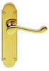 Carlisle Brass Oakley Door Handle on Backplate - Pair