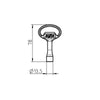 EMKA 8MM TRIANGLE 1004-04 BUDGET TOOL KEY