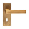 Carlisle Brass Sasso Finishes Door Handle on Backplate - Pair