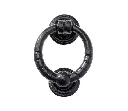 Ring Door Knocker - Black Antique