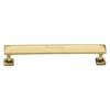 Heritage Brass Cabinet Pull Pyramid Design