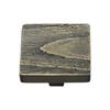 Heritage Brass Cabinet Knob Square Pine Design