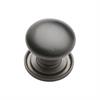 Heritage Brass Cabinet Knob Round Design with Base