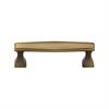Heritage Brass Cabinet Pull Deco Design