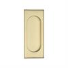 Flush Pull Handle 105mm Solid Brass