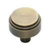 Heritage Brass Cabinet Knob Round Deco Design