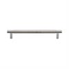 Heritage Brass Cabinet Pull Partial Knurl Design