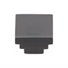 Heritage Brass Cabinet Knob Square Stepped Design