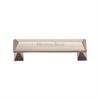 Heritage Brass Cabinet Pull Pyramid Design