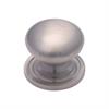 Heritage Brass Cabinet Knob Round Design with Base