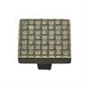 Heritage Brass Cabinet Knob Square Weave Design