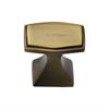 Heritage Brass Cabinet Knob Deco Design 32mm