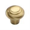 Heritage Brass Cabinet Knob Round Bead Design