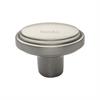 Heritage Brass Cabinet Knob Stepped Oval Design