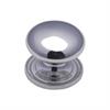 Heritage Brass Cabinet Knob Round Design with Base