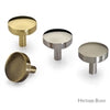 Heritage Brass Cabinet Knob Disc Design