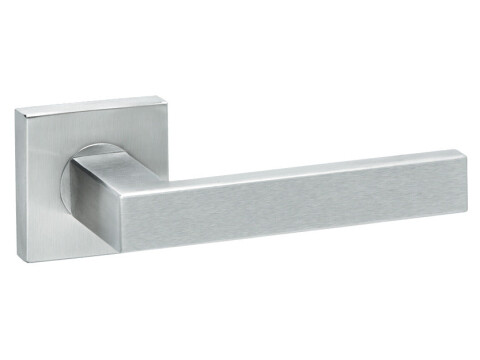 Metro Lever Hdls/Sqr Rose 50mm 304 SSS