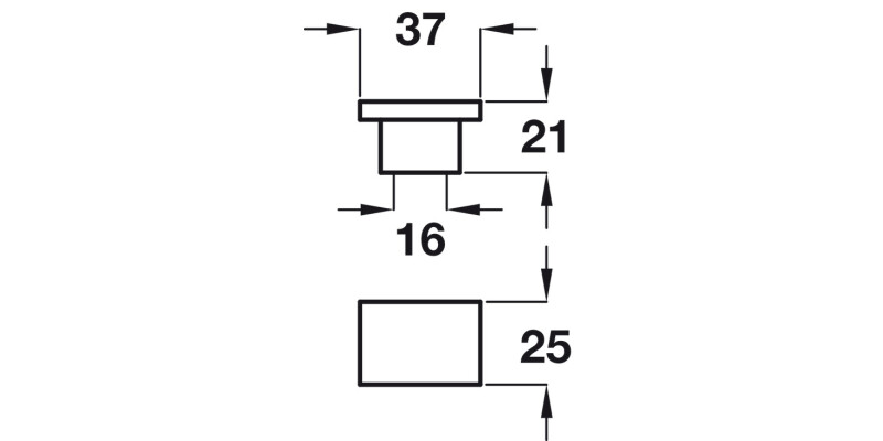 Lara Knob ZA Pol Chrome 16mm cc