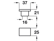 Lara Knob ZA Pol Chrome 16mm cc