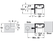 Gola Sys A Hori Prof w LED Slot Alu Silv
