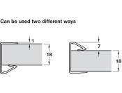 Shelf Strengthener 4.1m Alu Slv Ano