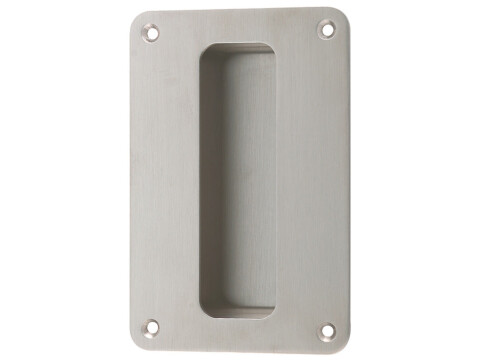 Flush Pull Handle, 150 x 100 mm, Grade 316 Stainless Steel