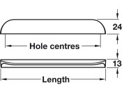 Nick Pull Hdl Alu Brush Brass 32mm cc