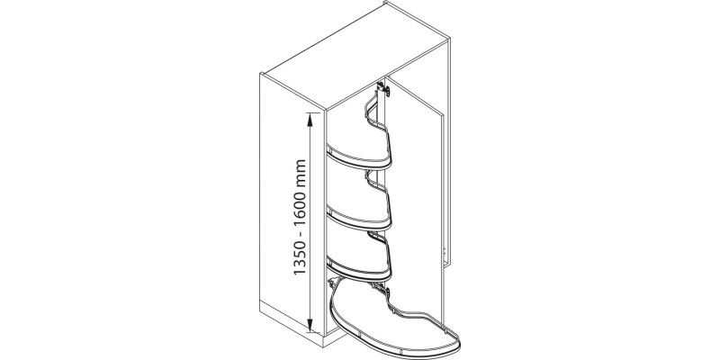 VS Cornerstone Maxx Ext Pole 1350-1600mm